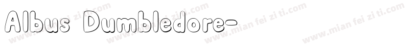 Albus Dumbledore字体转换